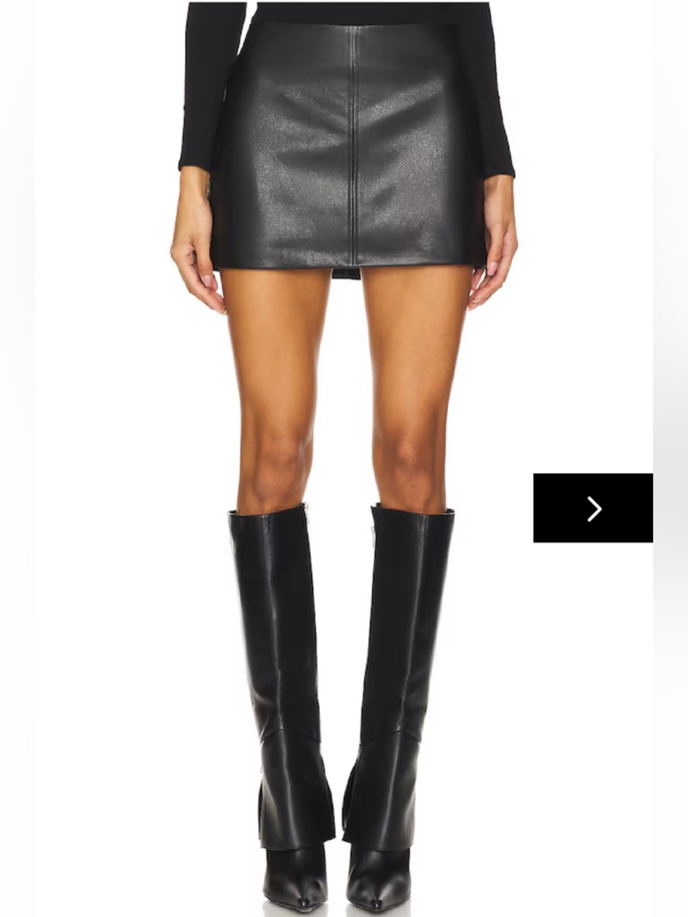 NEW! Superdown Faux Leather Mini Skirt w/tags